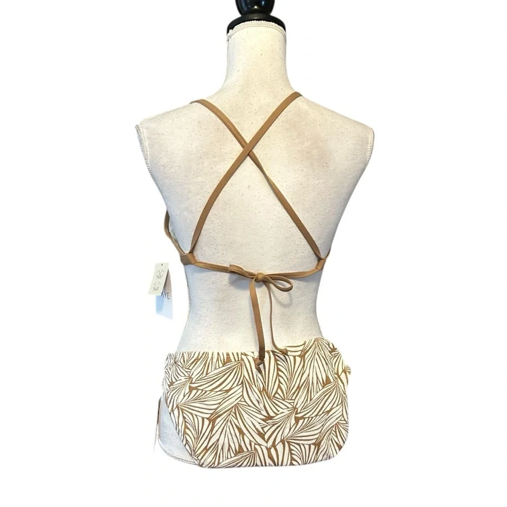 Skye Swimwear Jayme‎ Top and Melanie Bottom - BIOMES Two Piece Bikini Set XL NEW